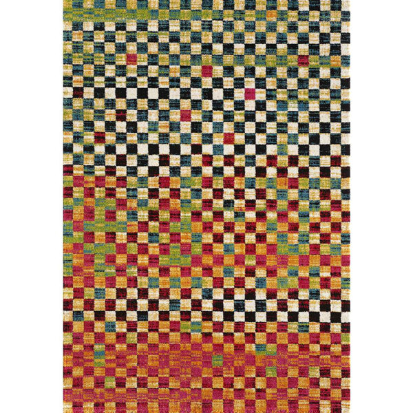 Alpen Home Brunello Low Pile Green/Orange Rug Wayfair.co.uk